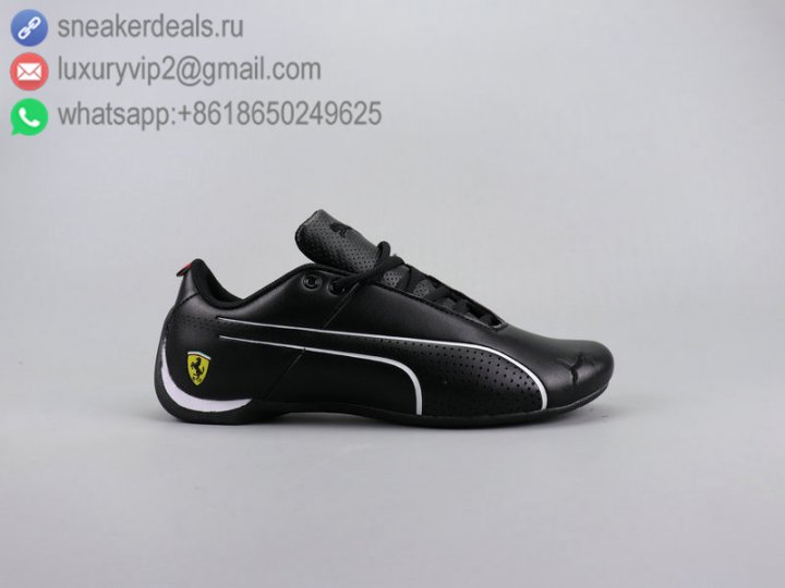 Puma SF Future Cat ULtra Ferrari Men Low Racing Leather Shoes Black Size 38-45